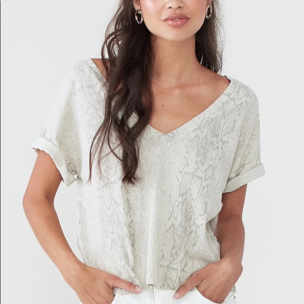 LNA snake print tee